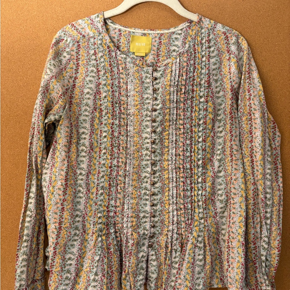 Maeve Multicolor Floral Blouse